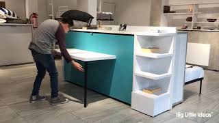 Cama Individual Abatible Modelo Kid Dream