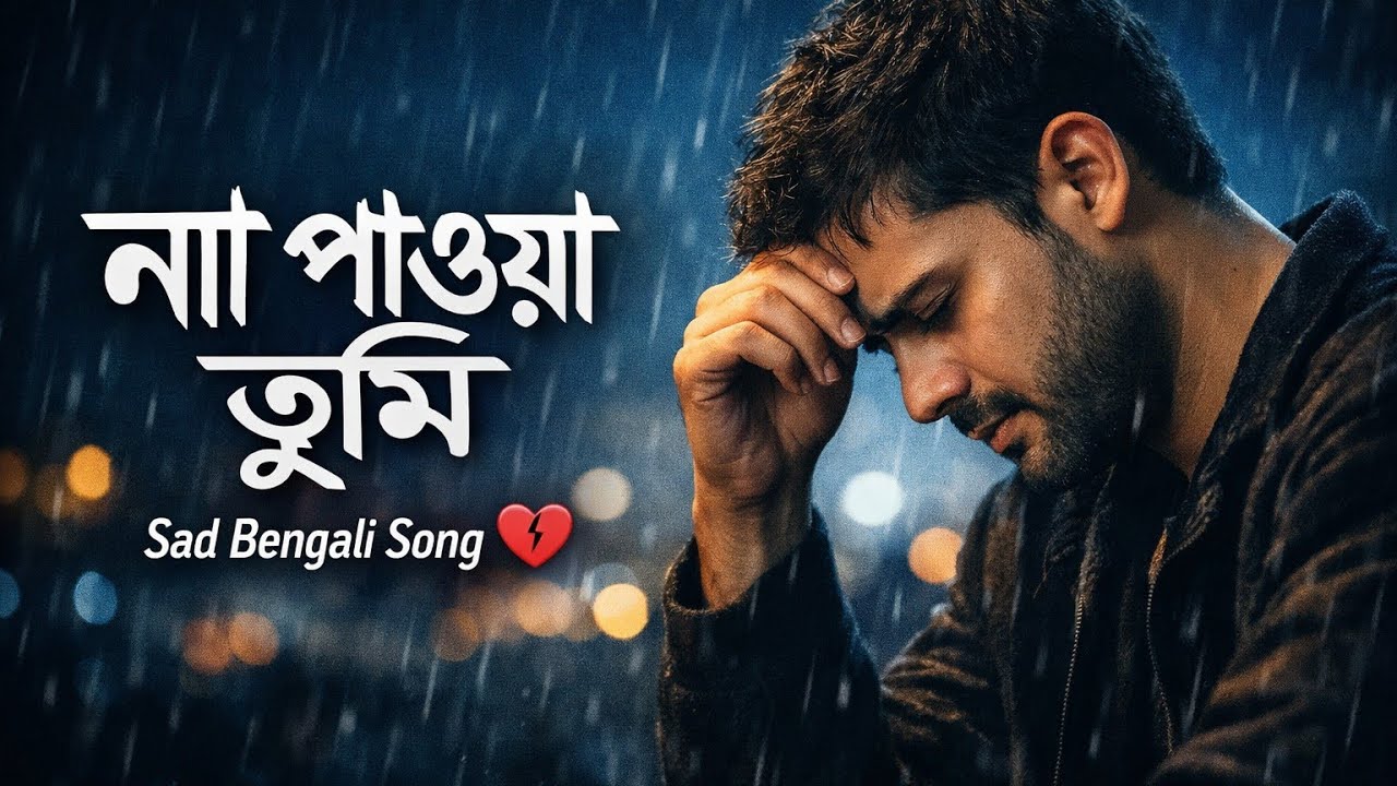না পাওয়া তুমি | Sad Bengali Song | Heart Touching Love Song 💔 | Bengali Lyrics