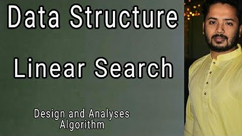 Linear search Algorithm with example  | Linear search in C | Data structure