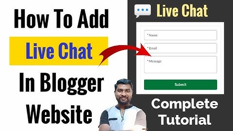 How To Add Live Chat Box On Your Blogger And Website | How To Add Live Chat In Blogger - SmartHindi