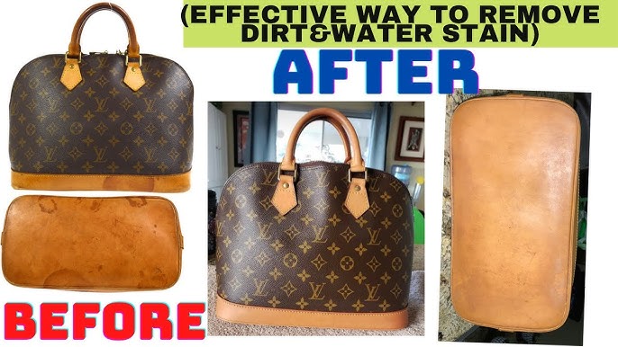 How to clean Louis Vuitton vachetta leather 
