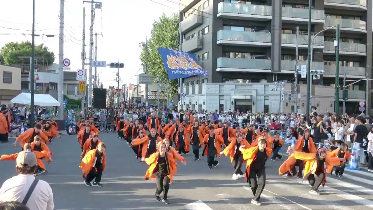 川越市立高階中学校　桜踊華①＠2025　川越百万灯まつり・OH！通りゃんせKAWAGOE
