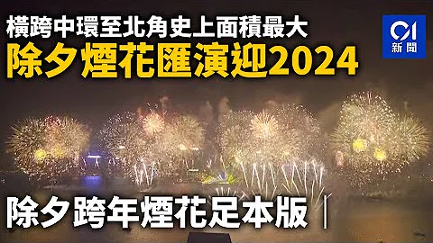 除夕烟花足本版丨史上面积最大除夕烟花汇演迎2024　相隔5年复办 ｜除夕烟花｜跨年｜倒数 - 天天要闻