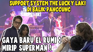 THE LUCKY LAKI MANGGUNG DI BANDUNG , ADA YANG GROGI ! INI DIA SUPPORT SYSTEM DI BELAKANG PANGGUNG ..