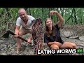 EATING WORMS IN THE AMAZON 🇧🇷 FINDING TURU WITH THE LOCALS OF MARAJÓ, BRAZIL