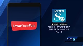 Iowa State Fair announces 2024 free concert lineup