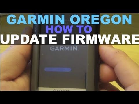 Garmin Oregon 450t - How To Update Firmware