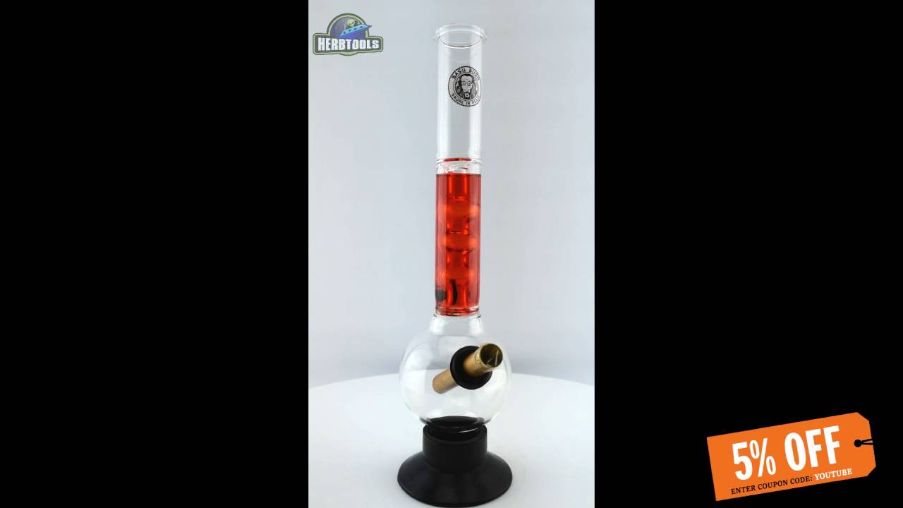 Basil Bush Liquid Freeze Bong  [HD] [HERBTOOLS]