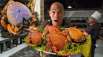 CRAZY Filipino Street Food in Zamboanga City - RARE CURACHA DEEP SEA CRAB + PHILIPPINES STREET FOOD