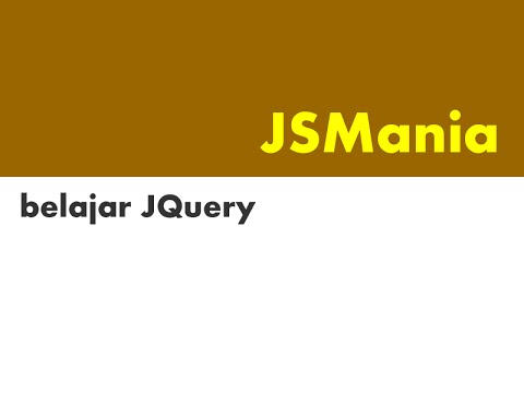 Belajar Jquery (10) Menambah komponen html dengan fungsi append dan prepend