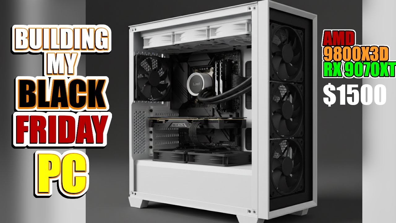 I Built My $1500 Black Friday PC!  (Lian Li Lancool 207 Build) - 9800x3D + RX 9070XT