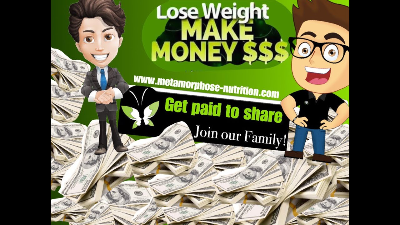 Metamorphose Promoter Compensation. Lose weight, fell great, & Make money! YouTube