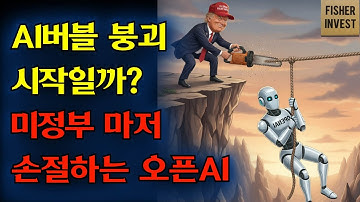 AI버블 붕괴의 시작일까? 미정부 마저 손절 하는 오픈AI