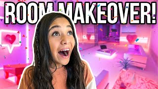 NAYVEE Moves to TEEN TOWER! Room Makeover + Tour *Cozy \/ Pinterest inspired*