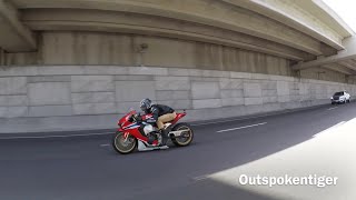 Kawasaki H2 vs Honda CBR1000RR vs Kawasaki ZX10 vs BMW S1000RR vs Yamaha R1M  Street Race