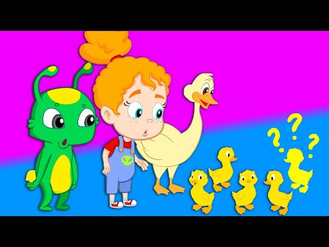 Cinco Patitos y Aventuras con Dinosaurios 🦖 | Canciones Infantiles con Groovy y Phoebe