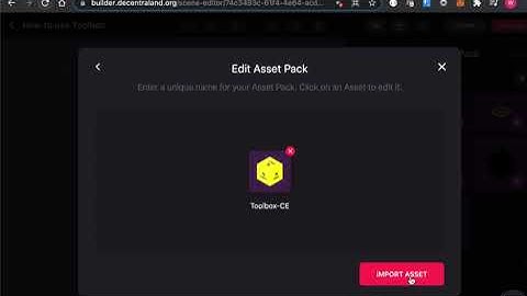How to upload/update smart item in Decentraland Builder