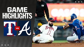 Rangers vs. Braves Game Highlights (4\/21\/24) | MLB Highlights