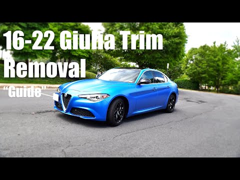 Alfa Romeo Giulia 2017+ Trim Guide