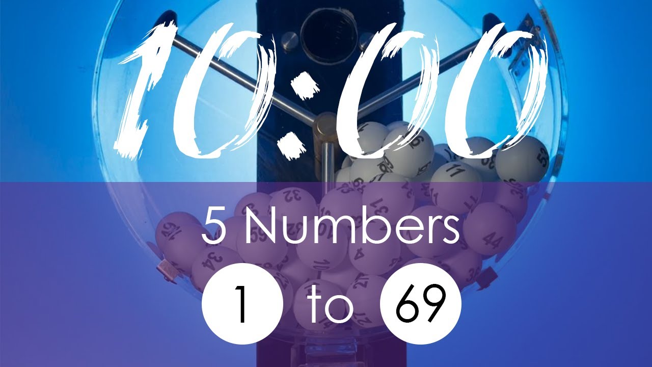 10 minutes. REAL Random Number Generator 1. Five Numbers 1 to 69 - YouTube
