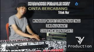 Download lagu KARAOKE CINTA BERCABANG ( Titiek Nur) Nada Cewek #jy #karaokedangdut