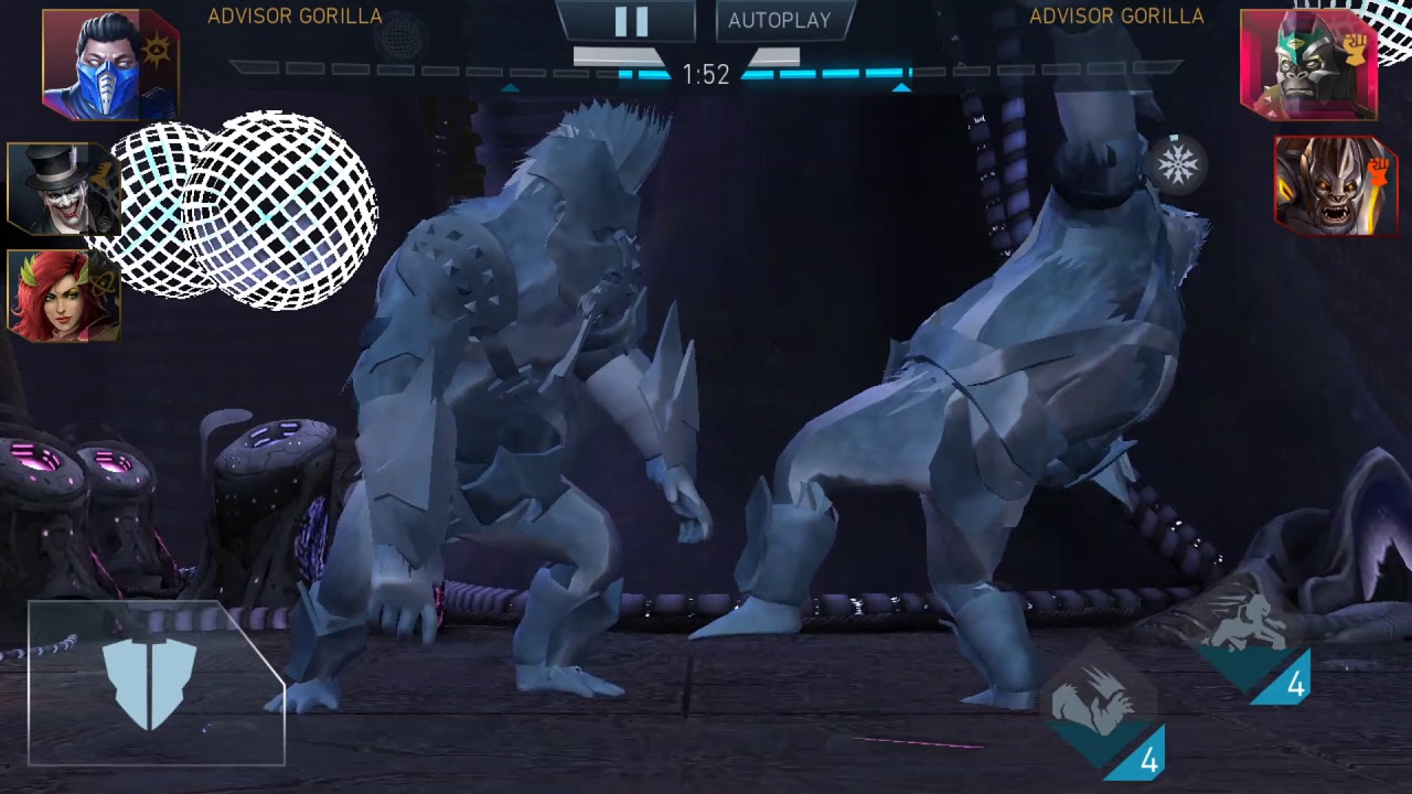 LLTJ, EPI and SZ vs T4 GG Claw of Horus Lv3 Injustice 2 Mobile