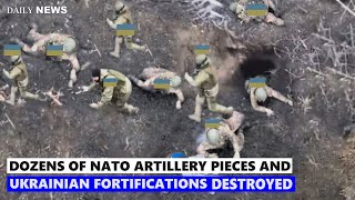 US Panic! Russia Successfully Destroys Ukrainian Fortress and Dozens of NATO Artillery in Avdeevsky.