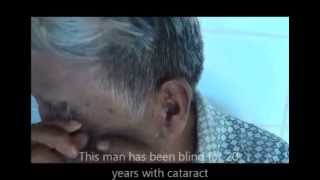 Sight returned to man blind for 20 years