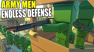 Army Men FORTRESS vs ENDLESS WAVES!? - Ancient Warfare 3: Battle Simulator screenshot 4