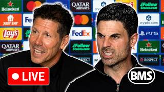 🔴 LIVE | Mikel Arteta and Diego Simeone | Atletico Madrid 1-1 Arsenal