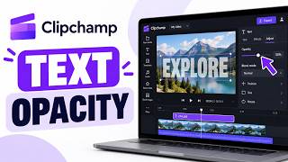 How to Change Text Opacity in Clipchamp (Transparent Text)