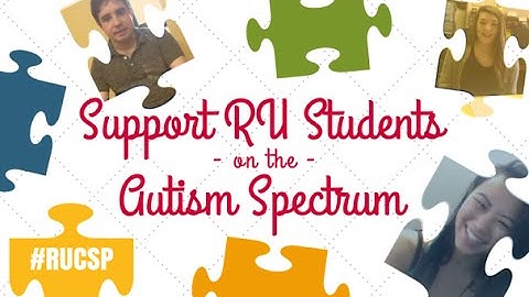 Support RU Students on the Autism Spectrum