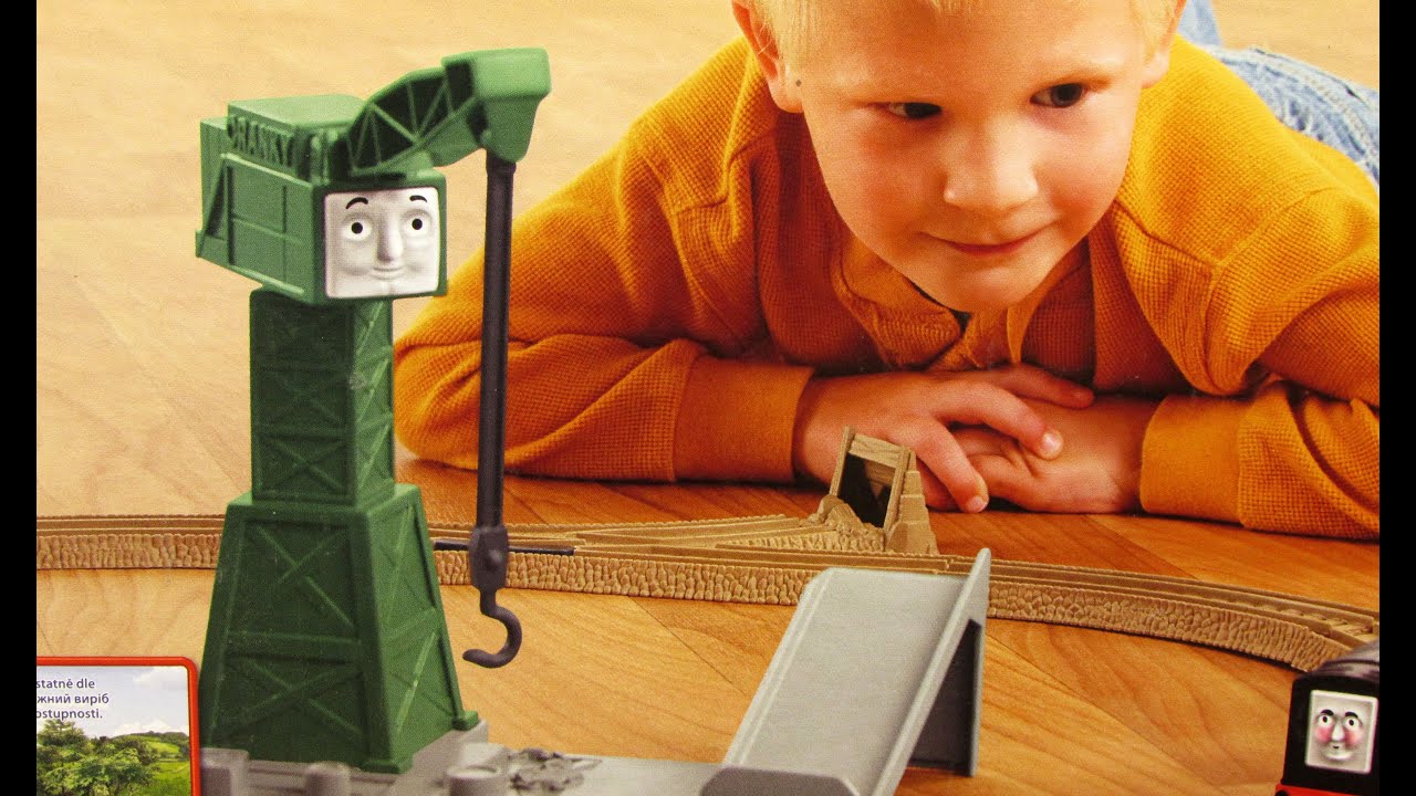 Cranky's Spinning Cargo Drop - Trackmaster - Thomas & Friends - Fisher ...