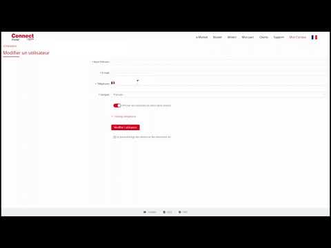 Tuto Connect Portal - Mon profil utilisateur