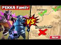 PEKKA Family vs Goblin Map - Clash of Clans