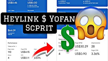 Heylink And Yofan High Cpc Script Is Leak By @AdsenseGuruHe Heylink Script,YoFan Script Maximize