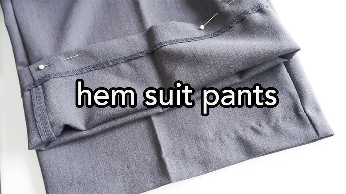 How to Hem Pants (Without a Sewing Machine) - From Squalor to Baller