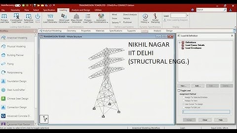 Design of Transmission Tower [ IIT Delhi ]