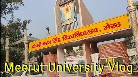 CCS University Meerut || Vlog and Details || My Song 🙂
