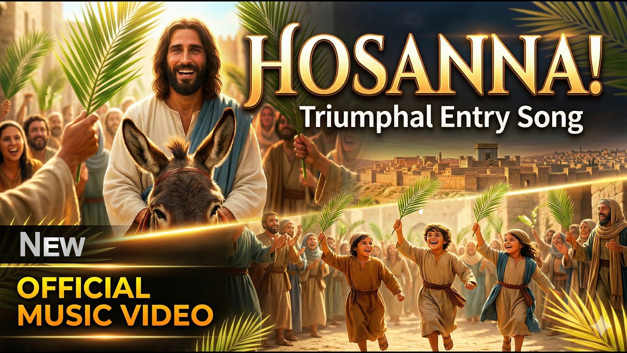 Hosanna - King for Ever | Palm Sunday | Lyrical Video Song - YouTube
