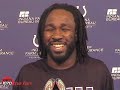 Joseph Addai -- Super Bowl XLIV Preparations 1/27/10