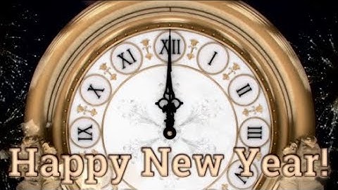 Happy New Year 2022 Countdown Clock