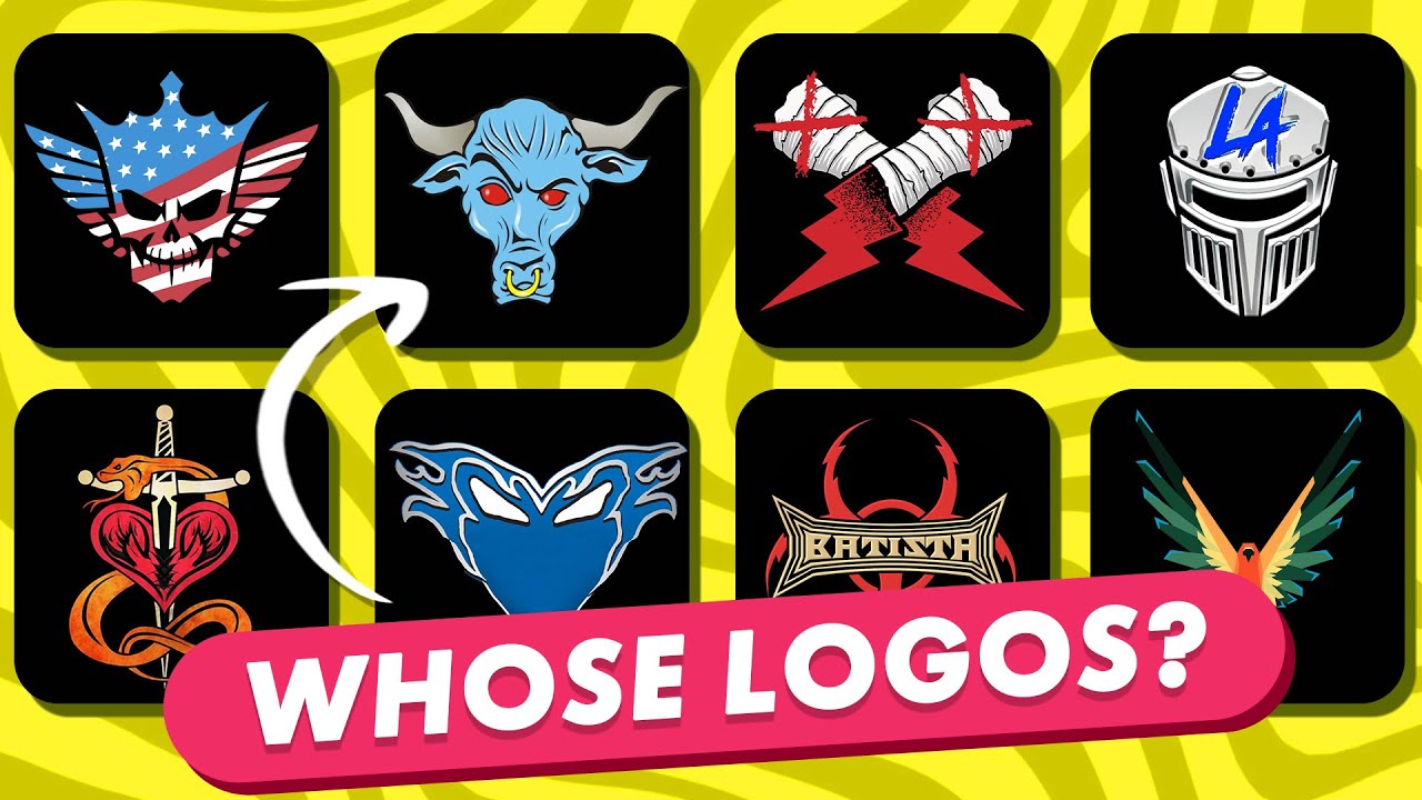 ARE YOU ABLE TO GUESS THE WWE WRESTLER BY LOGO | WWE TRIVIA & QUIZ ...