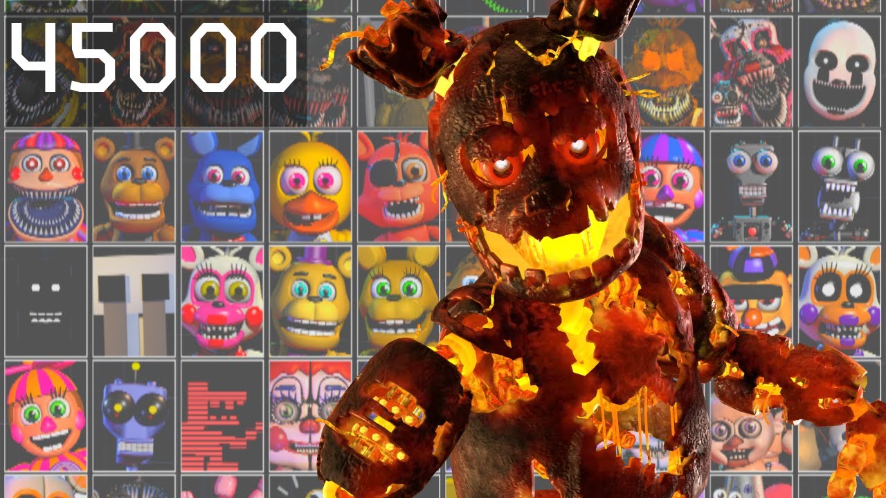 So many Animatronics) FNaF: Ultra Custom Night - FNaF 1 Challenge  Complete!!! (PC HD) [1080p60FPS] 