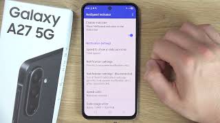 Samsung A27 5G: How to Show Network Speed on Status Bar screenshot 4