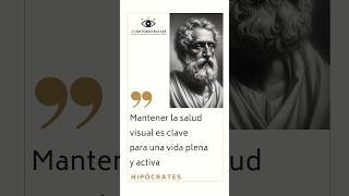👁️✨ ¿Sabías que Hipócrates lo dijo primero? 'La salud visual es clave para una vida plena 🧠🌟 👁️✨ ¿Sabías que Hipócrates lo dijo primero? 'La salud visual es clave para una vida plena 🧠🌟