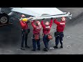 Loading US F-18 With Tons of Ordnance Aboard Aircraft Carrier