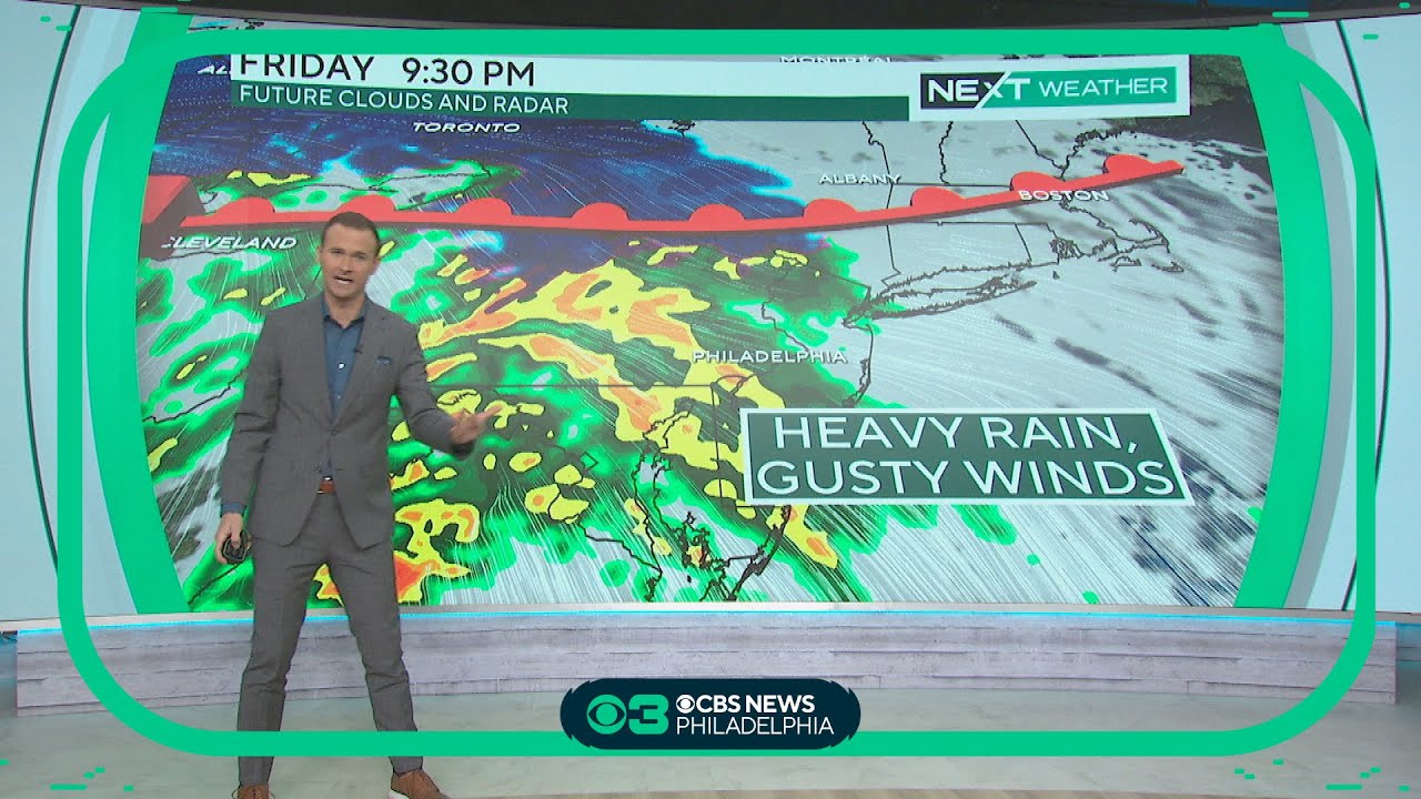 NEXT Weather: Tracking heavy rain, gusty winds arriving Friday night ...