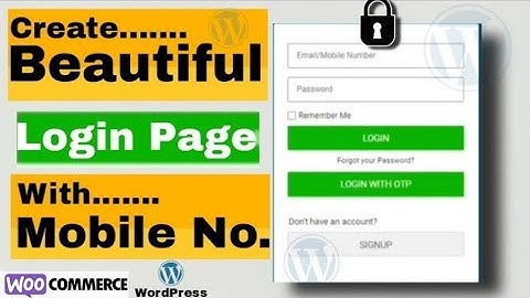integrate mobile number sign in and sign up in WordPress | OTP Registration setup in WordPress