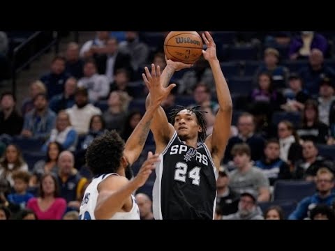 San Antonio Spurs vs Minnesota Timberwolves - Full Game Highlights | October 24, 2022-23 NBA Season